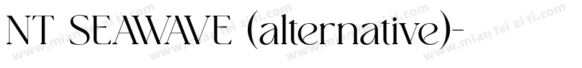 NT SEAWAVE (alternative)字体转换